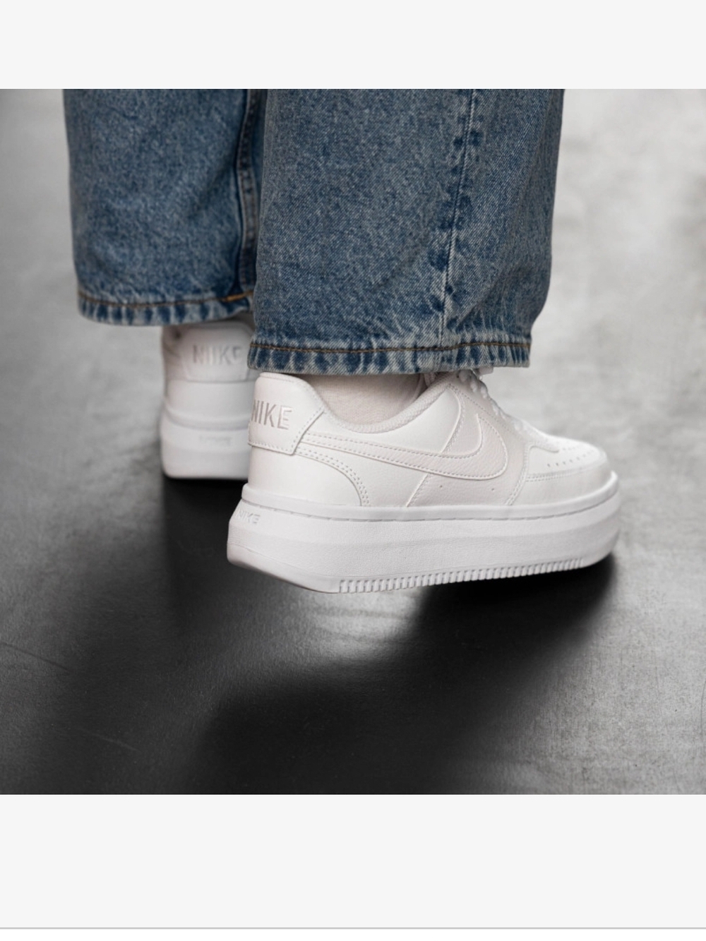 Nike Women’s Court Vision High White Sneakers Sz 7